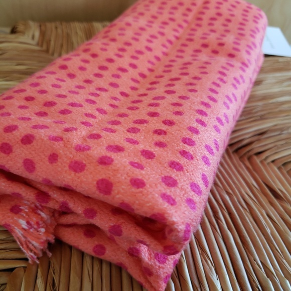 Polka Dot Reversible Scarf NEW! - Picture 6 of 14